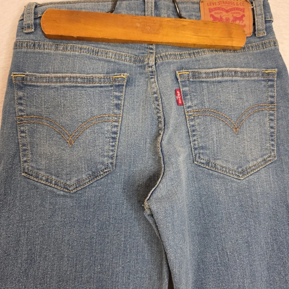 Levi's 517 Girls 10 Regular Bootcut Medium Denim Blue Jeans